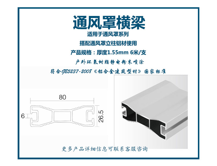 通風罩橫梁